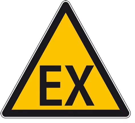 Symbole "EX" pour zone ATEX